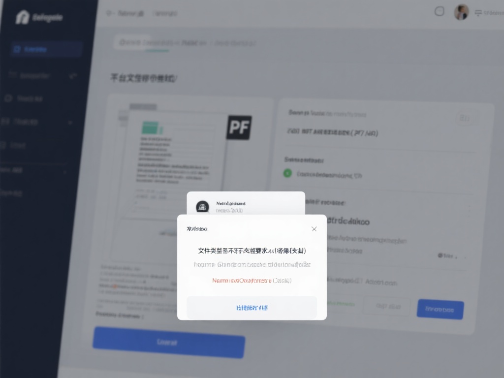 其次，文件类型不符合要求也会导致失败。例如，平台可